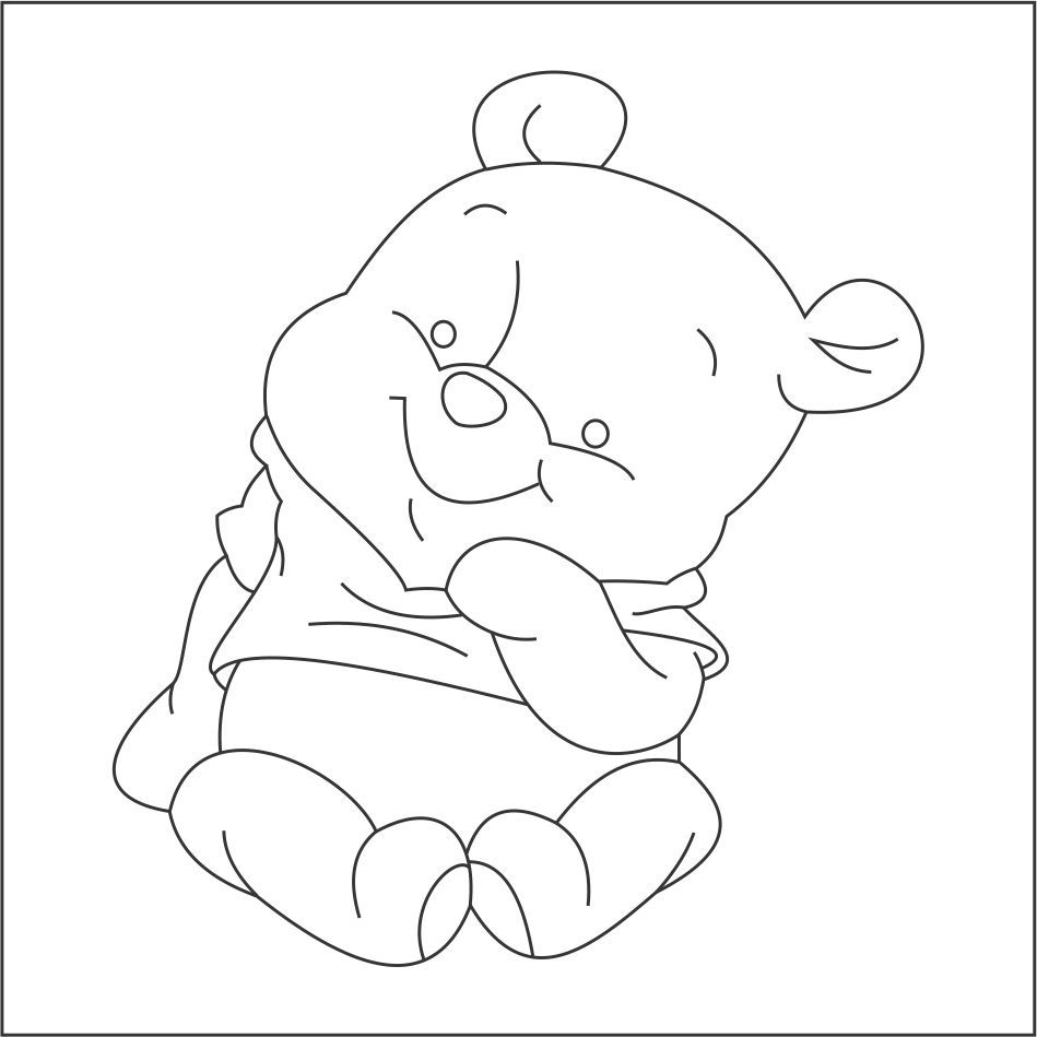 Dibujos De Winnie Pooh Bebe Para Colorear Winnie Pooh Para Colorear